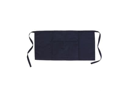 Warrior Navy Half Apron with Pocket - 10 Pack