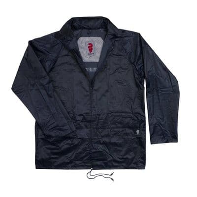 Warrior Navy Nylon PVC Jacket