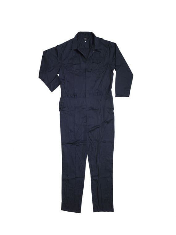 Warrior Navy Stud Front Coverall | Workwear101.com
