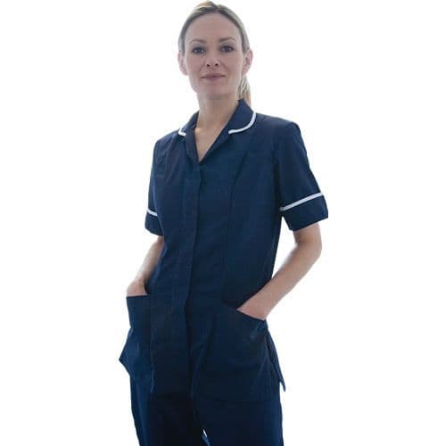 Warrior Nurses Navy Tunic & White Trim | Workwear101.com