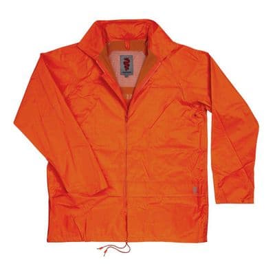 Warrior Orange Nylon PVC Jacket