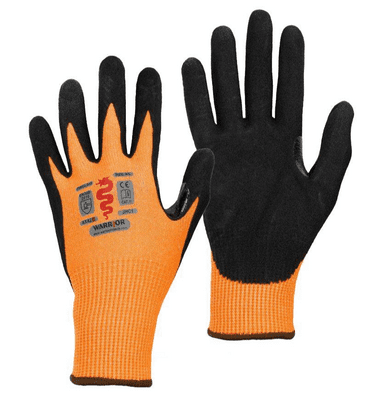 Warrior Orange PU Cut C Gloves - 12 Pairs