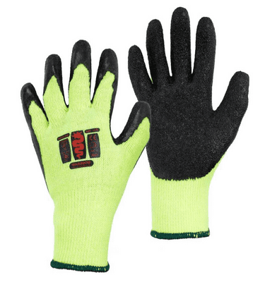 Warrior Yellow Thermal Grip Gloves - 120 Pairs