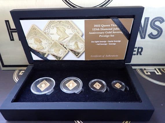 The 2022 Queen Victoria 125th Diamond Jubilee Gold Sovereign Proof Set