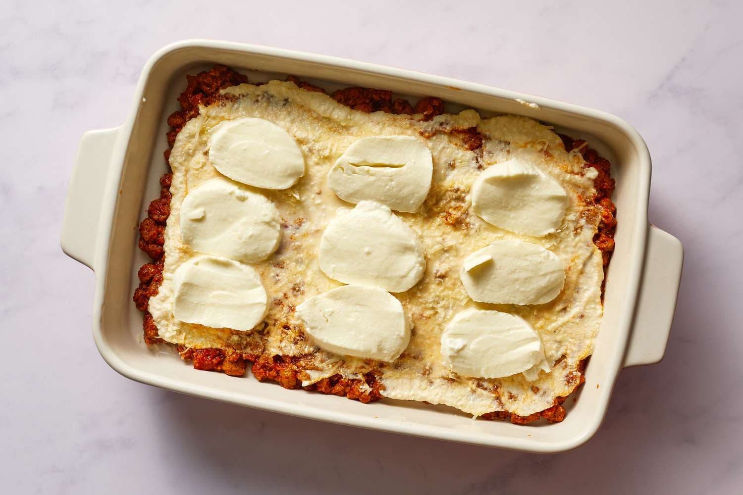 Double-Buffalo Lasagne — using buffalo mince AND buffalo mozzarella