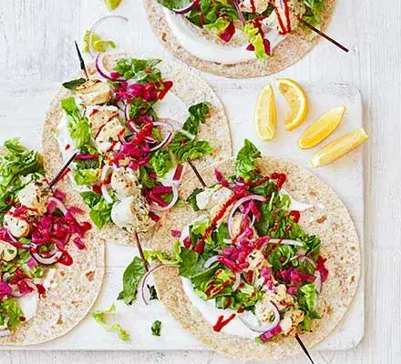 Chicken & Lemon Skewers