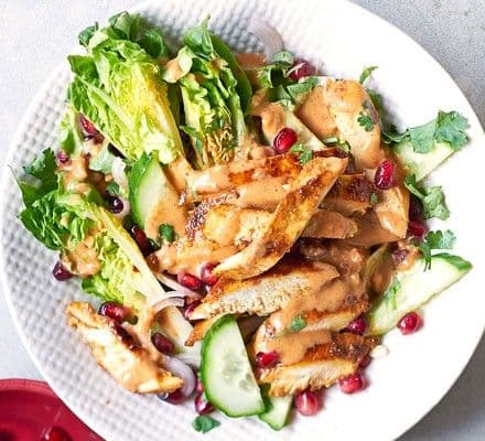 Healthy Chicken Satay Salad