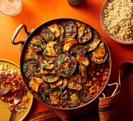 Lamb, Aubergine & Buffalloumi Hot Pot