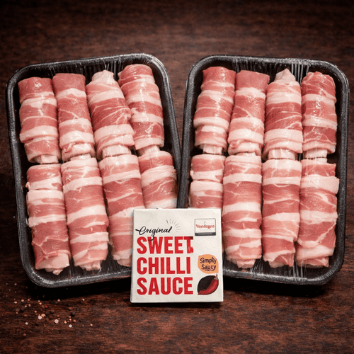 2 Packs Buffalloumi in Blankets PLUS Sweet Chilli  Sauce