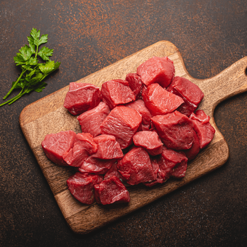 Beef Stewing Steak 500G