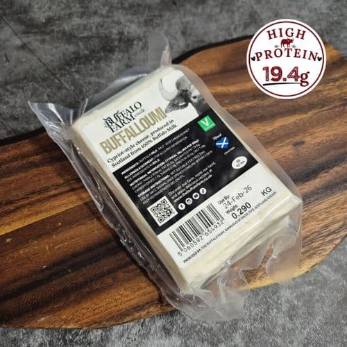 Buffalloumi - Halloumi Style Grilling Cheese. 240g (min)