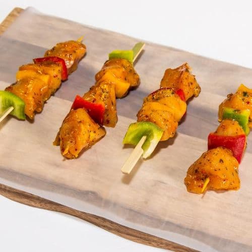 French Garden Chicken Kebabs