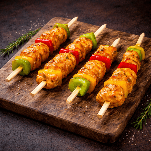French Garden Chicken Kebabs