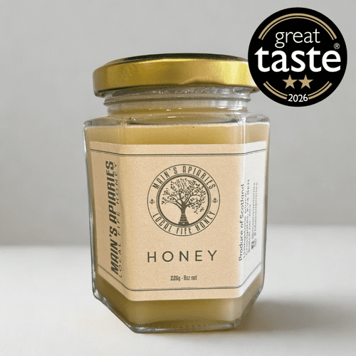 Main's Apiaries  - Local Blossom Soft Set Honey Jar 12oz