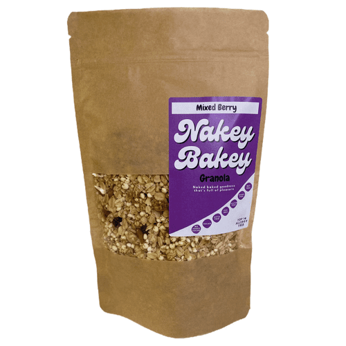 Nakey Bakey - Mixed Berry Granola