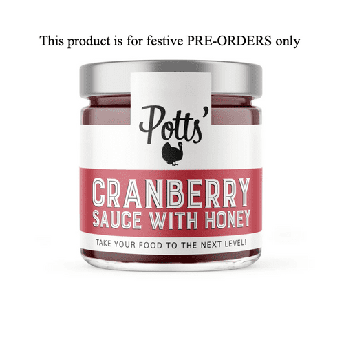 Potts' Cranberry Sauce with Honey