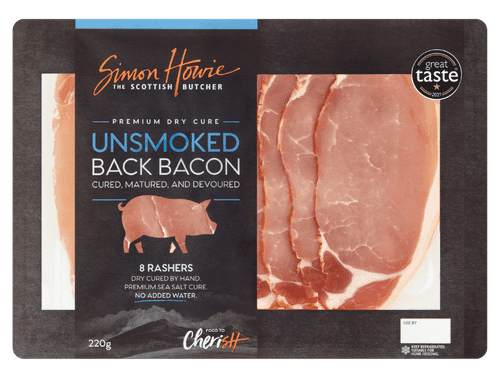 Simon Howie Unsmoked Back Bacon