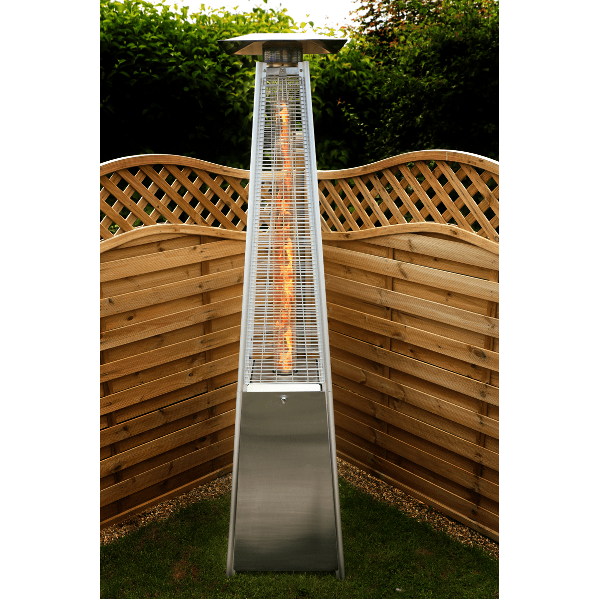 Pyramid Patio Dellonda Patio Heater Tahiti II Black Patio Heater