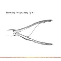 7 x Children Tooth Extraction Forceps Dental Instruments Upper Lower Incisors