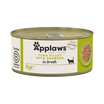 Applaws Adult Cat Cans Tuna/Fish in Broth ( 70g × 24 )
