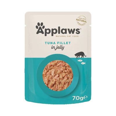 Applaws Cat Pouch Tuna Fillet in Jelly ( 16 × 70g )