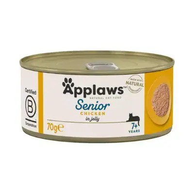 Applaws Cat Tin Senior Chicken in Jelly ( 70g × 24 )