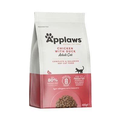 Applaws Grain Free Dry Adult Cat Food Chicken with Duck - 400g
