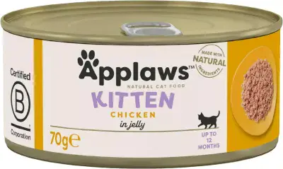 Applaws Kitten Chicken in Jelly - 70g × 24 tins
