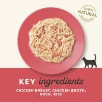 Applaws Natural Wet Adult Cat Food Chicken Breast with Duck in Broth - 70g × 24
