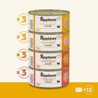 Applaws Natural Wet Adult Cat Food Chicken Selection in Broth ( 12 × 70g )
