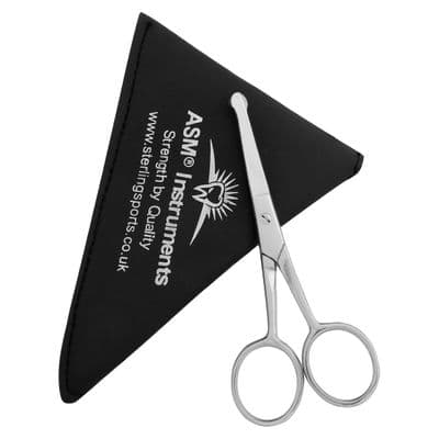 ASM® Nail Scissors Curved Manicure Cuticle Scissors Clippers - Cuticle Trimmer Grooming for Eyebrow
