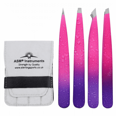 ASM® Professional Tweezers for Women – Heavy-Duty Stainless Steel Ingrown Hair Tweezers for Eyebrow