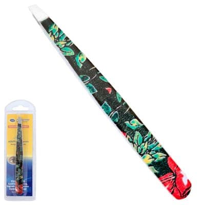 ASM® Tweezers for Facial Hair Women - Heavy Duty Stainless Steel Ingrown Hair (Red Rose)