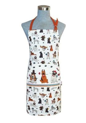 Cooking Apron Cotton Twill Chef Baking Kitchen Unisex Novelty Dogs BBQ Grill New