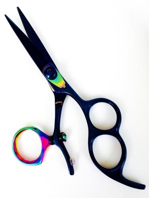 Hair Cutting Scissor Shears Barber Salon Hairdressing Razor Sharp Titanium 5.5