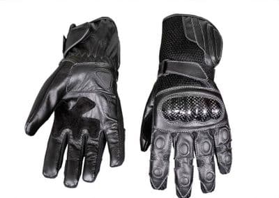 Real Leather Motor Cross Motorcycle Motorbike Racing Protective Leather Gloves