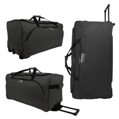 Sterling Sports Black Twill-Travel Bag - Durable, Spacious and Stylish for Every Journey Trips!!