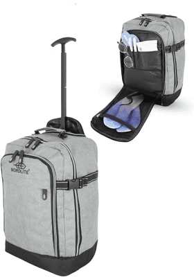 Sterling Sports Grey Travel Bag Durable Lightweight Spacious Carry-On Luggage for All Trips & Gear.