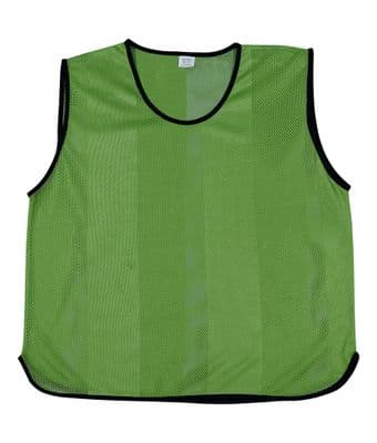 Sterling Sports Mesh Training Bibs For Football, Soccer & Rugby Team Practices (Green - Pack of 10)