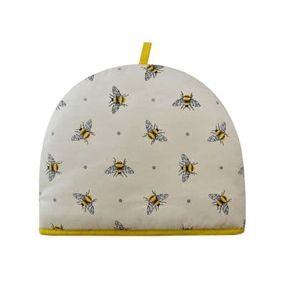 Tea Cosy Teapot Cover Warmer Small Medium Large Kitchen Gift Bumble Bees Novelty