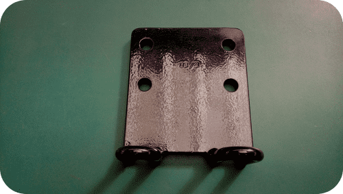 Land Rover : KNK500030. NATO Hitch Backing Plate. OE.