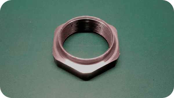 Land Rover : RFD100000. Hub Bearing Lock Nut. OE.