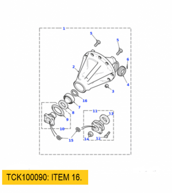 Land Rover     :     TCK100090. Spacer. OE.