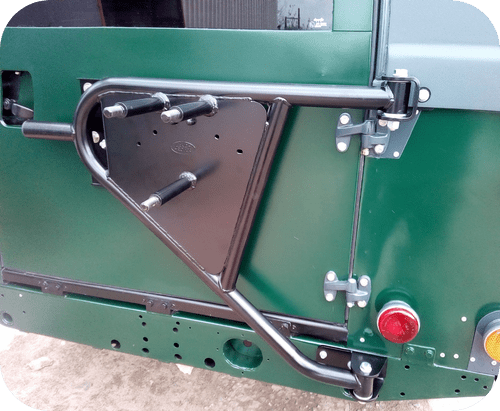 Land Rover : VPLDRO130. Hard Top Swing Away Spare Wheel Carrier. OE.