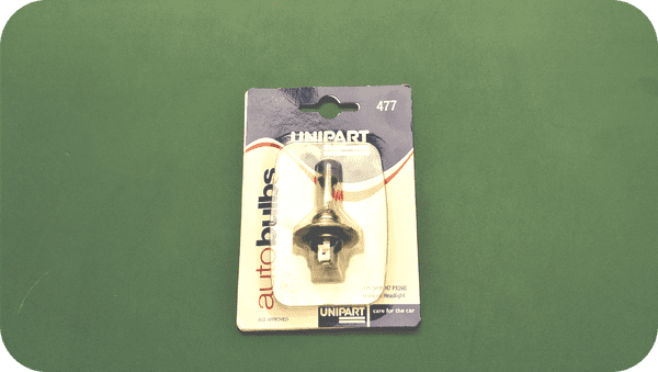 Unipart Bulb : GLB477BL. 12V/55W H7 PX26D. Halogen Headlight Bulb. OEM.