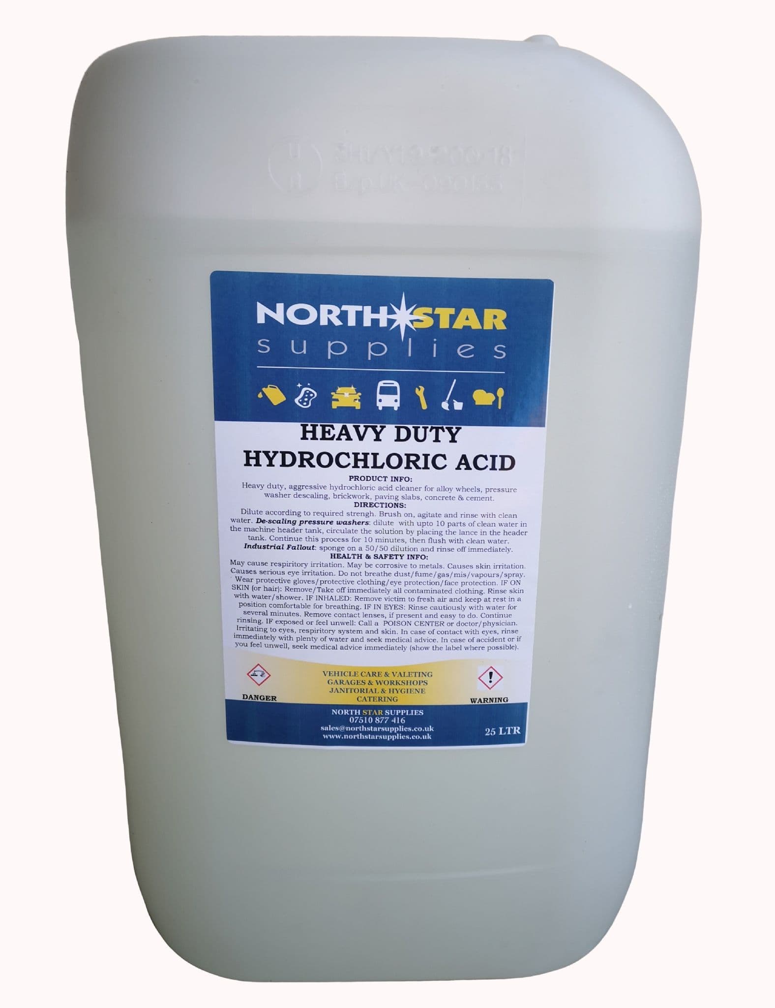 Heavy Duty 36 Hydrochloric Acid Brick Acid Muriatic Acid North