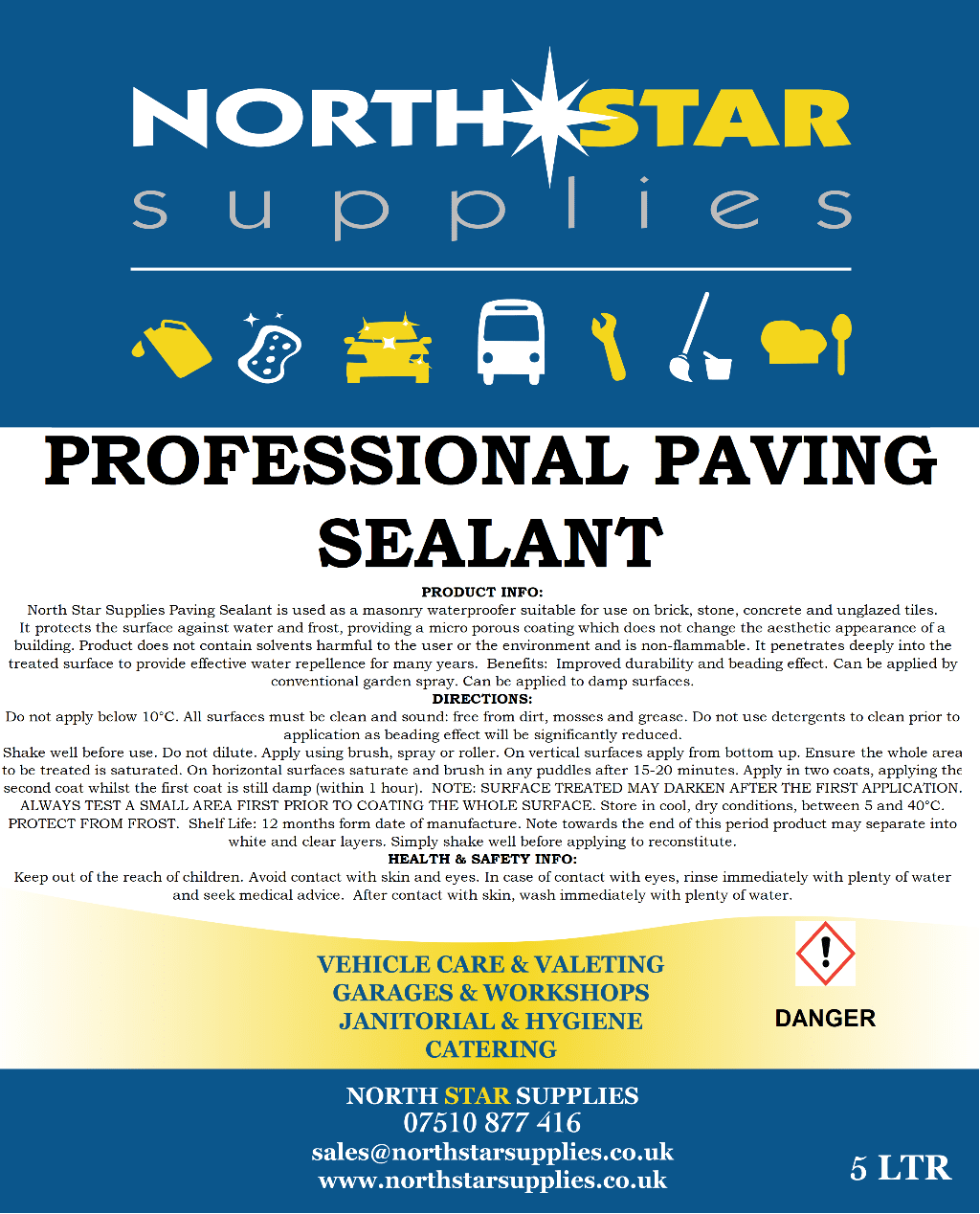 Professional Paving Sealant North Star Supplies