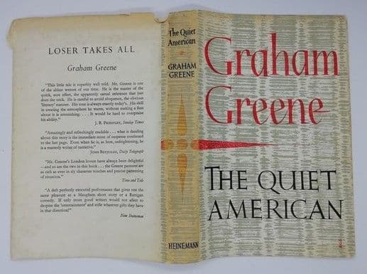 Graham Greene THE QUIET AMERICAN First Edition Second Print 1955