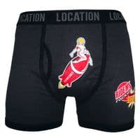 Naught print novelty  Cotton Boxers Mens 6 Pack