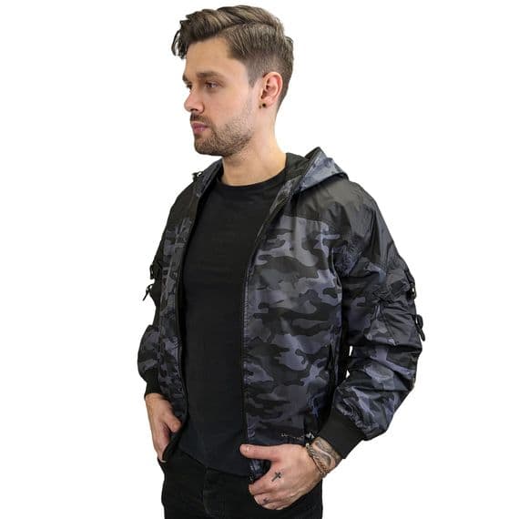 Men's Camo Coat - Waterproof Bomber Jacket - Hunter WR

